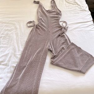 Cropped length romper